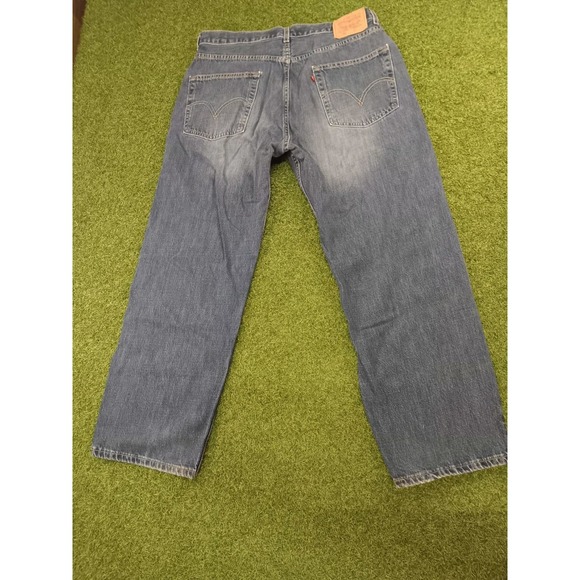 Levi's 569 Loose Straight‎ Fit Jeans Mens 34x30 Blue Denim Cotton Medium Wash - Picture 2 of 6